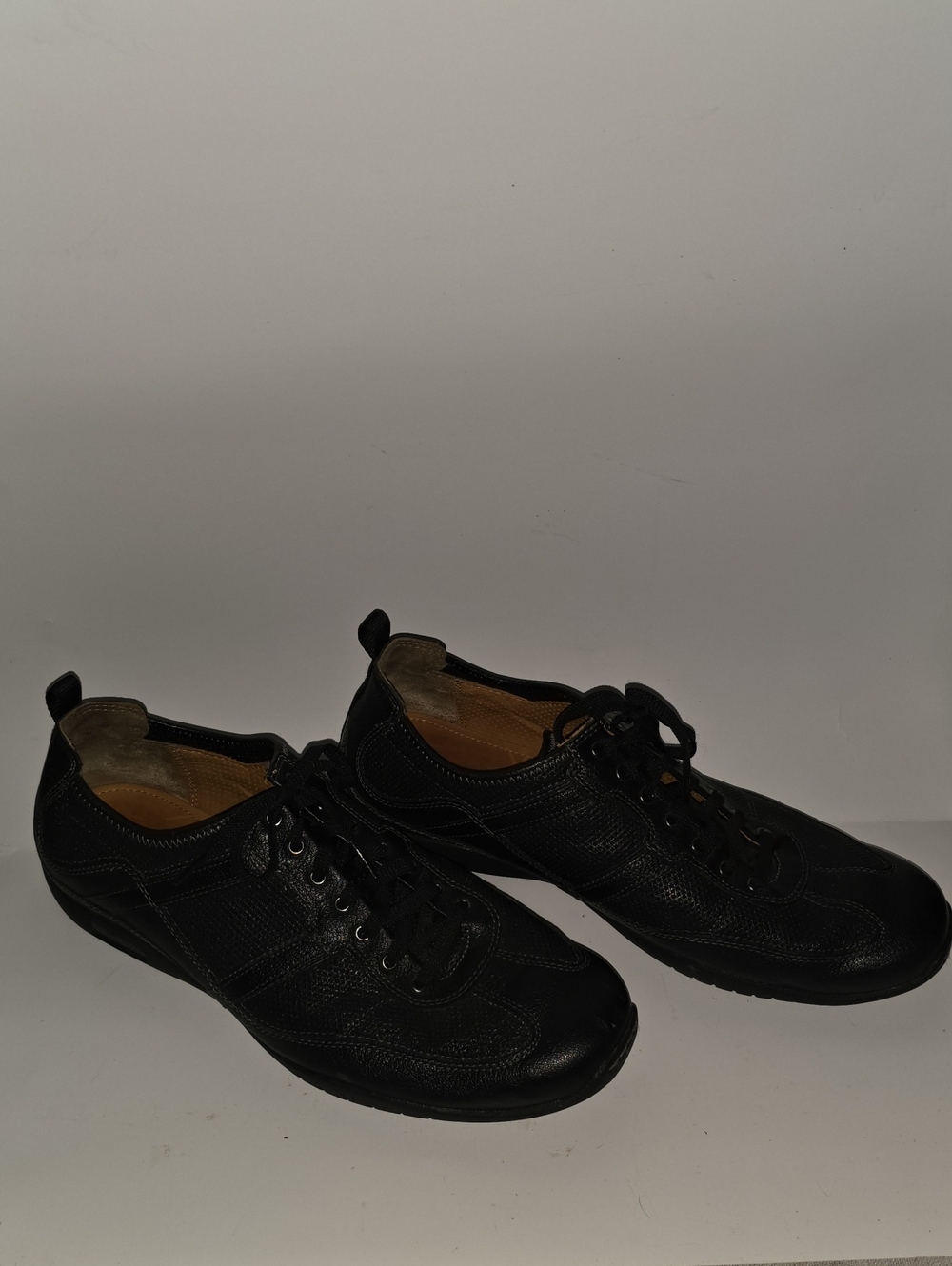 Cole Haan/Nike Collab SZ 12 Men's Air Terrell Oxford II Black Lace-Up Sneakers